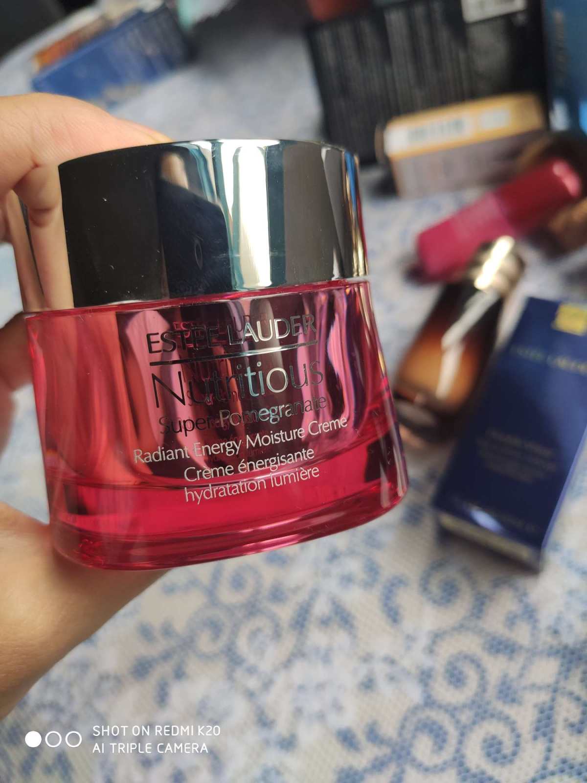 官网满130刀太给力啦，粉洁正装，红石榴面霜正装，眼精华正装