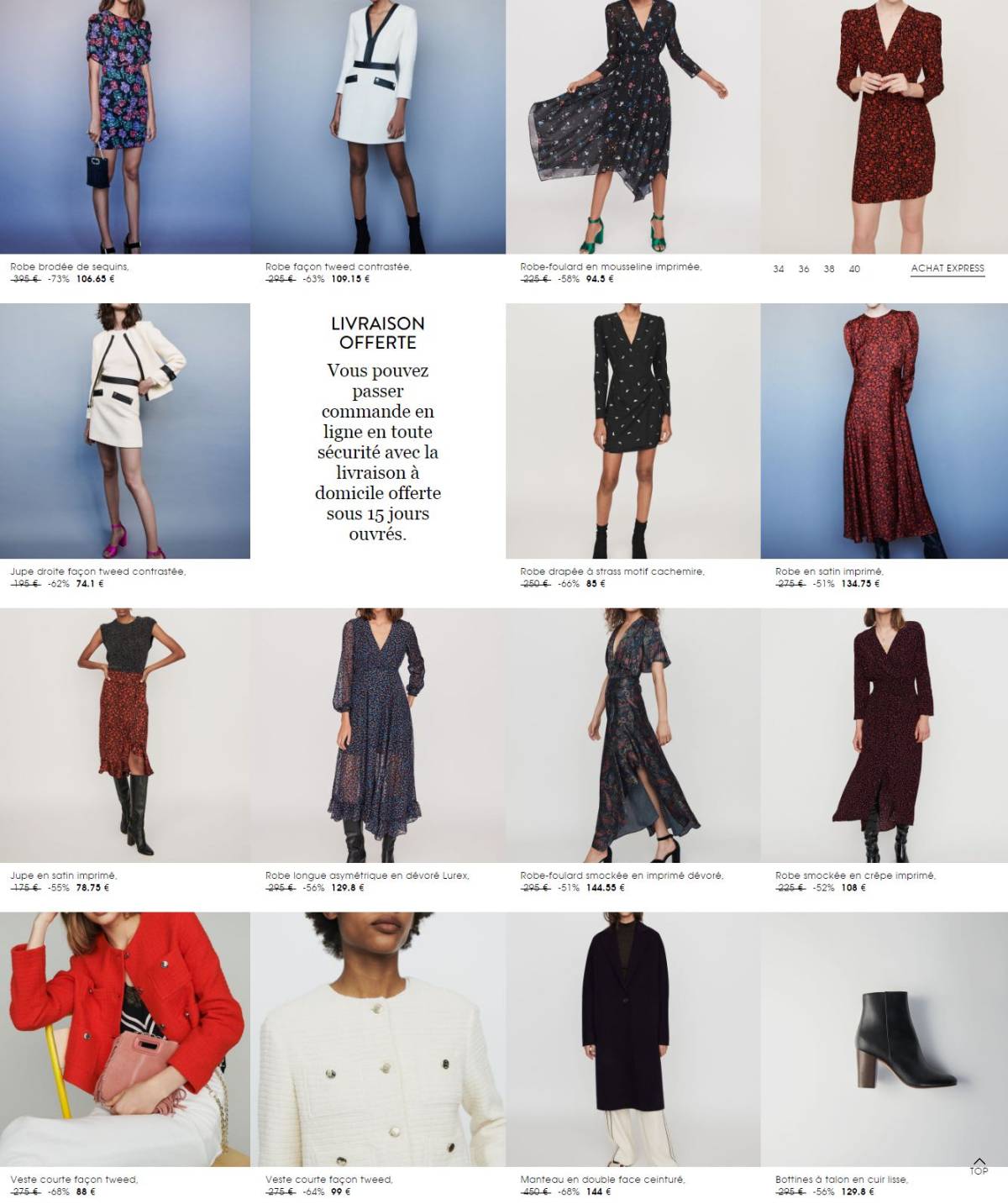 你们盼望的Maje官网奥莱来了！！！全场低至2️⃣折！ 快来