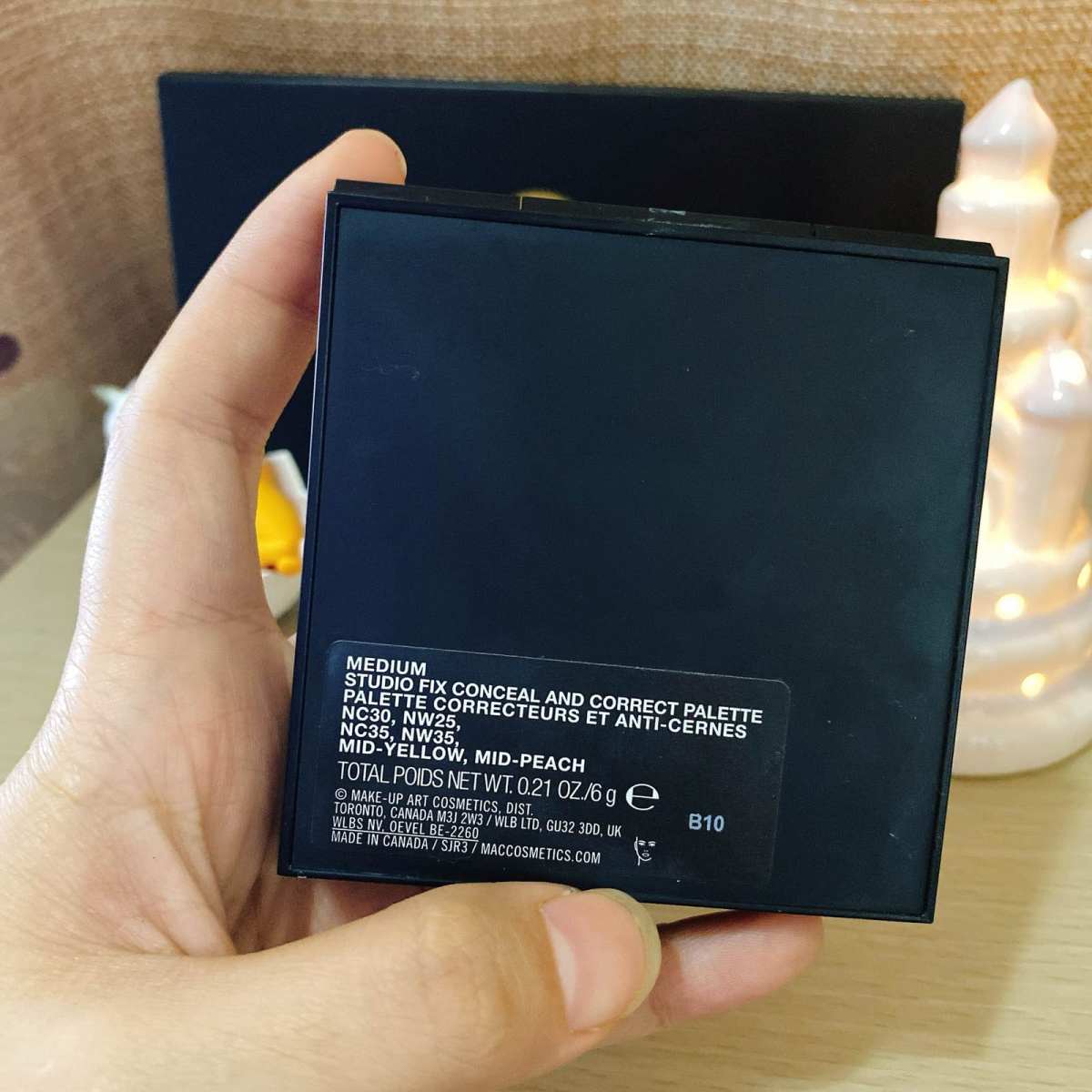 🌟mac六色遮瑕盘 🌠前段时间mac巨折的时候，$9刀撸