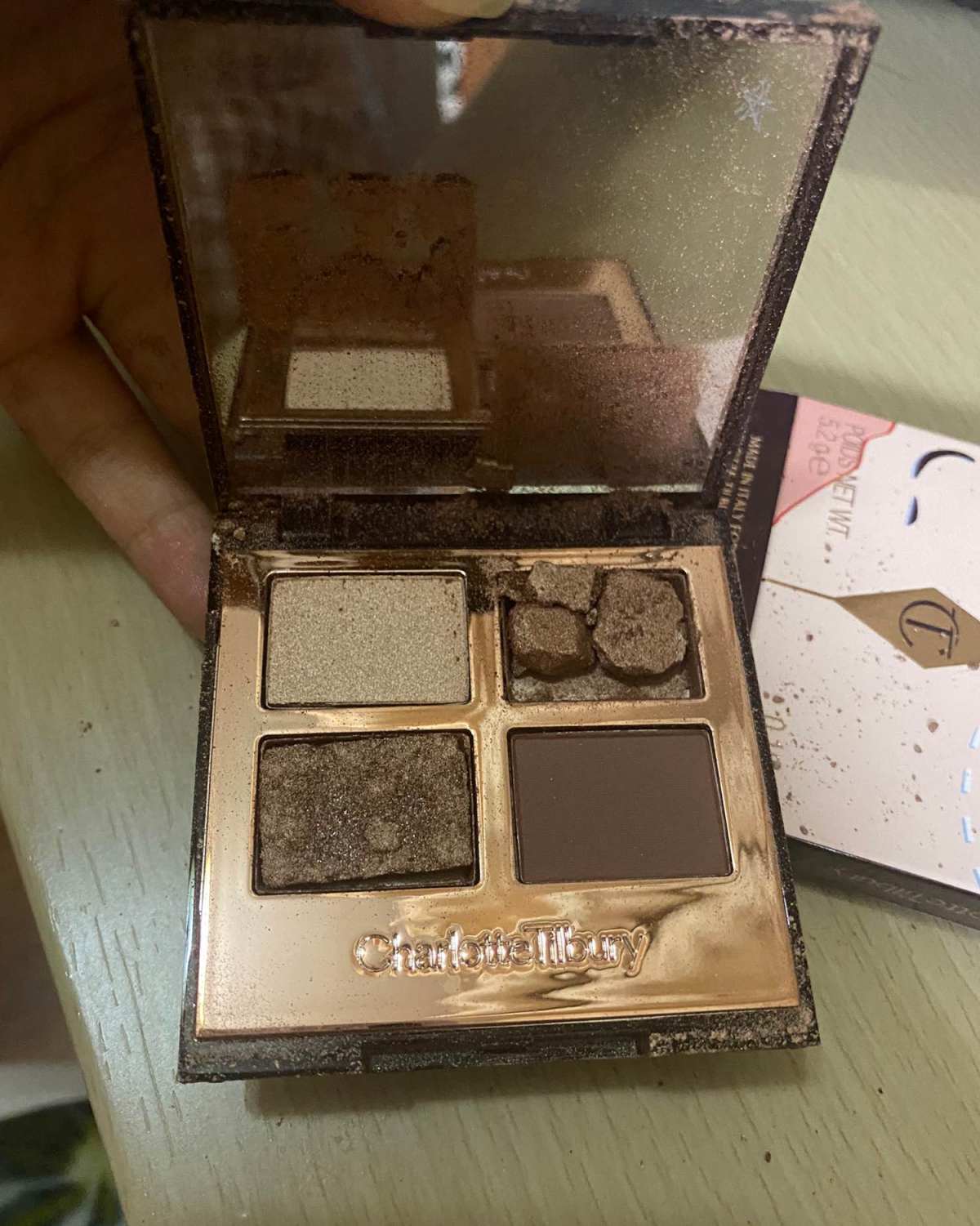 🍀CHARLOTTE TILBURY四色眼影盘EE Exa