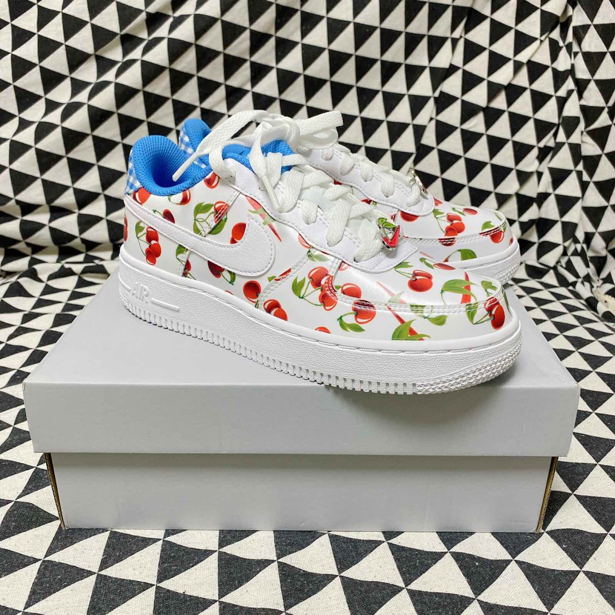 🍒nike空军一号樱桃大童鞋 nike夏日樱桃限定一共有5