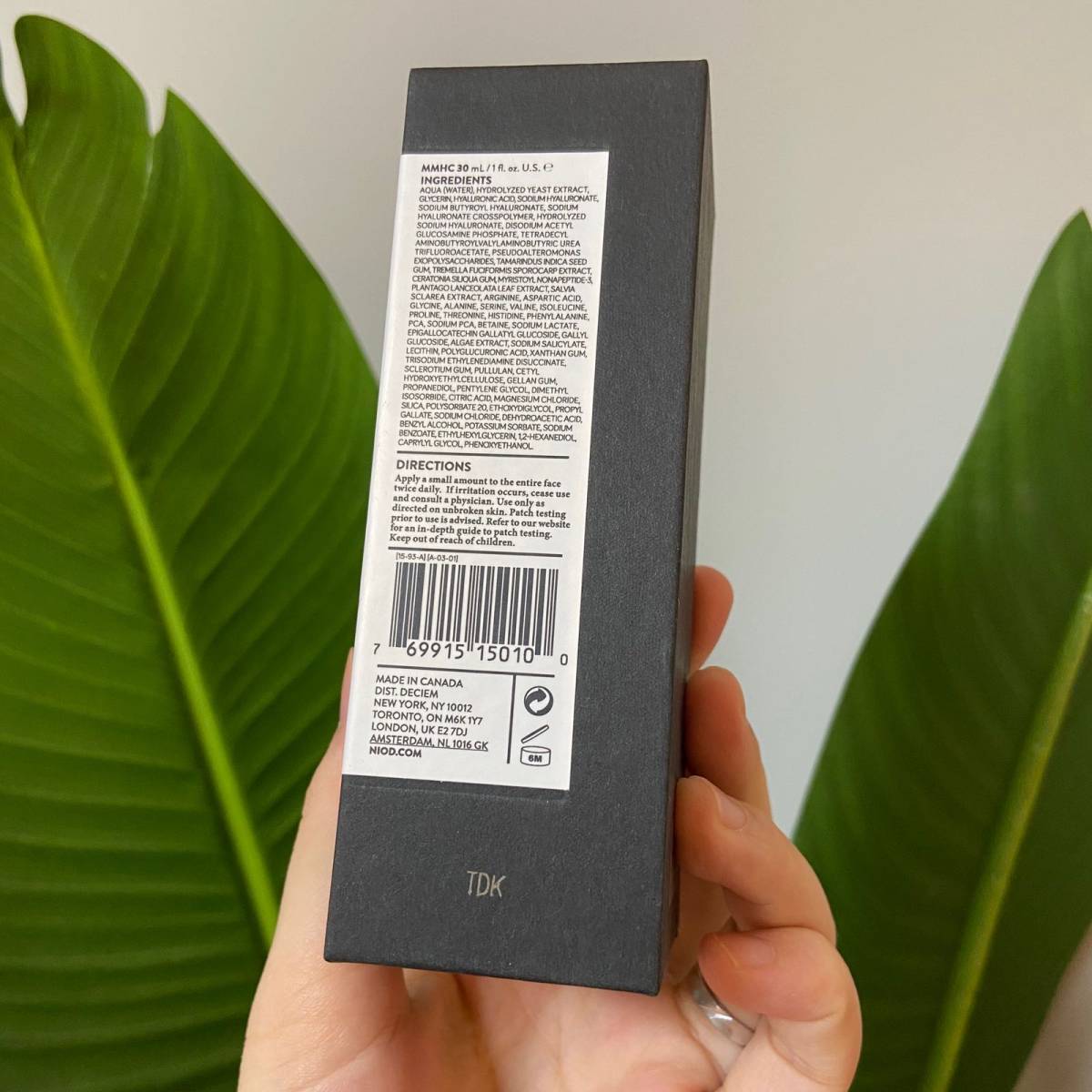 九月晒单挑战：NIOD MMHC多重玻尿酸。 含量30ml。
