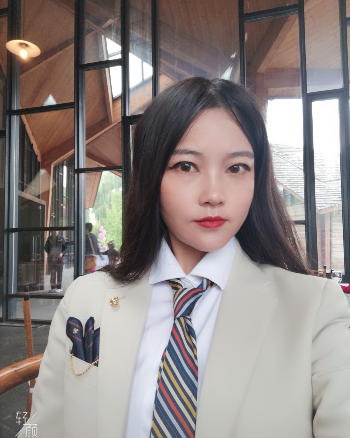 😘帅美穿搭 这是dandan姐姐结婚，dandan穿的西服