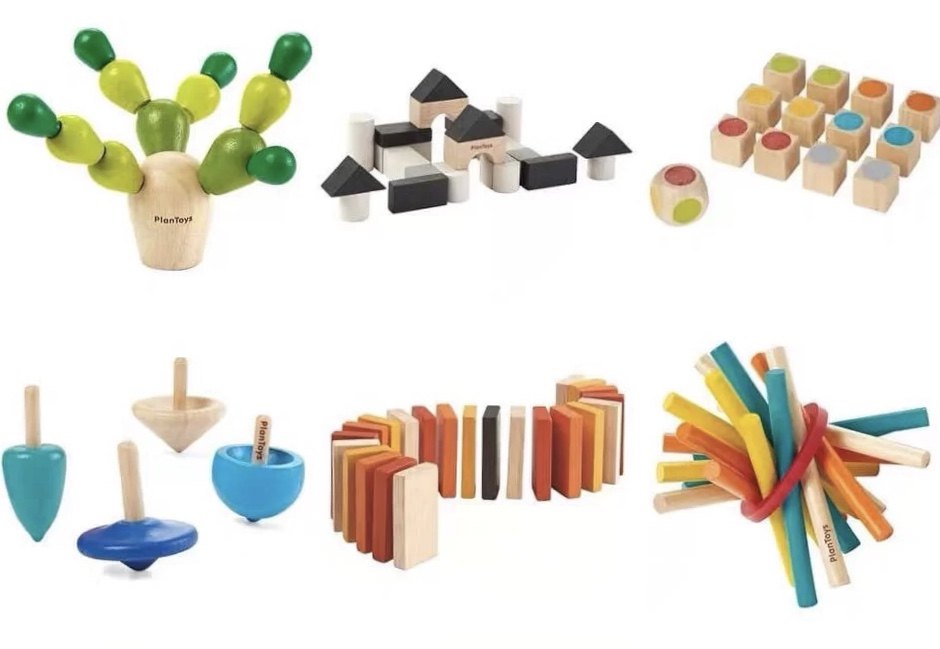 ✨亚马逊海外购小众优品✨——Plan toys 几何积木板 
