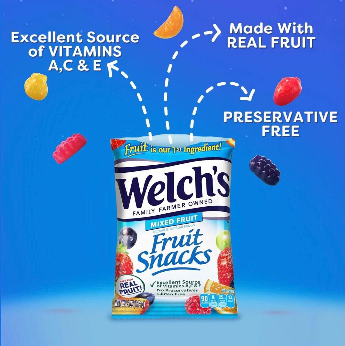 亚马逊海外购小众优品——Welch’s水果零食 🍑🥝🍒