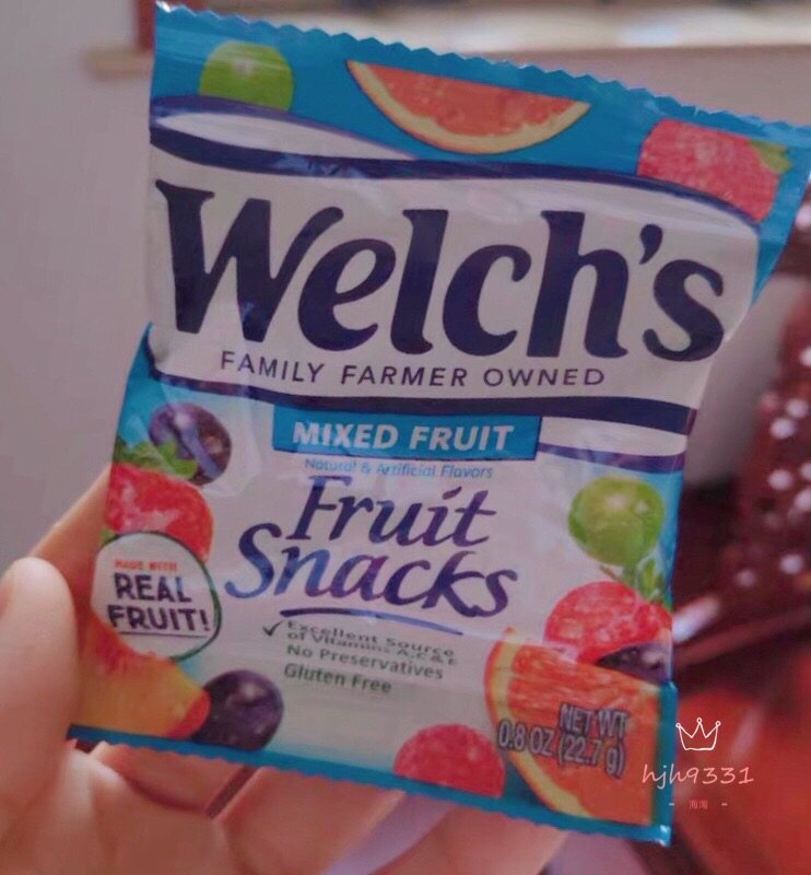 亚马逊海外购小众优品——Welch’s水果零食 🍑🥝🍒