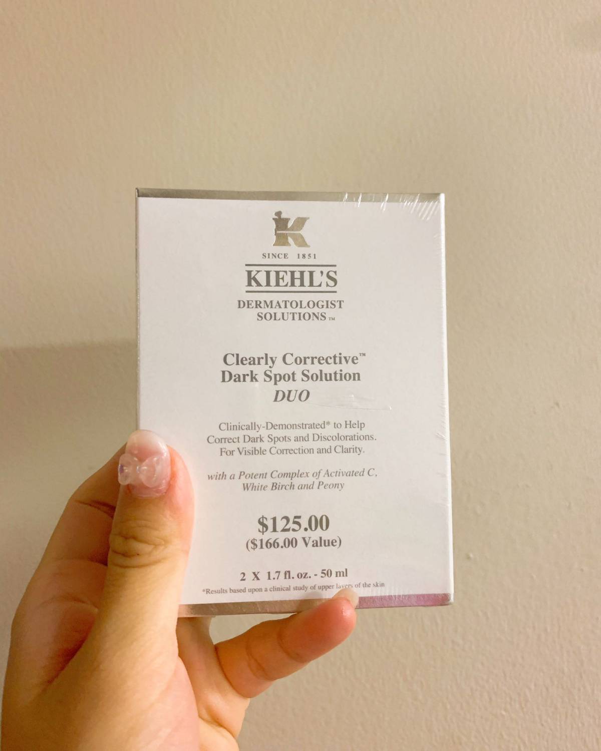 Kiehl&#039;s科颜氏焕白精华液均衡提亮肤色vc液补