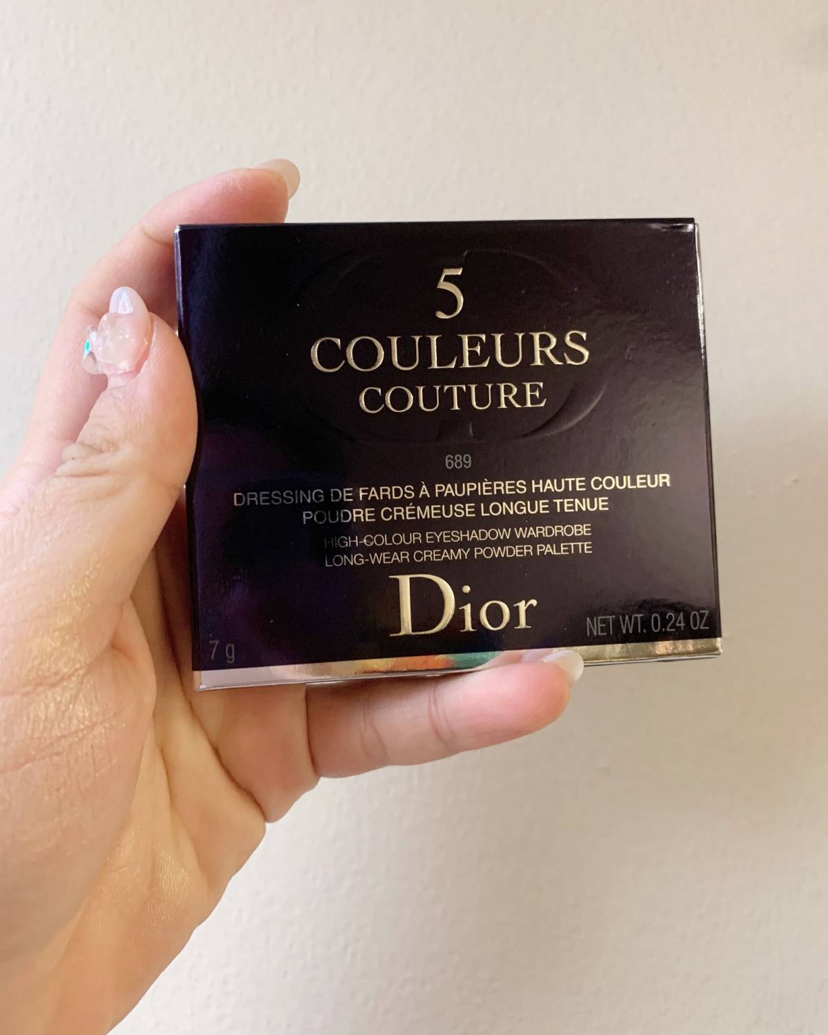 Dior/迪奥限量五色眼影 色号689   有种温柔的暖棕色