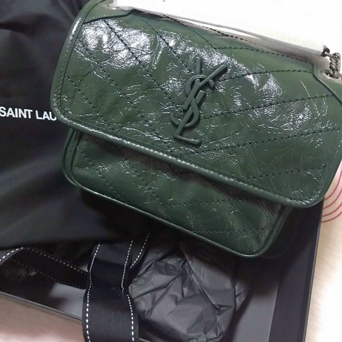 🌈YSL Niki baby mini～首次海淘过万的包包