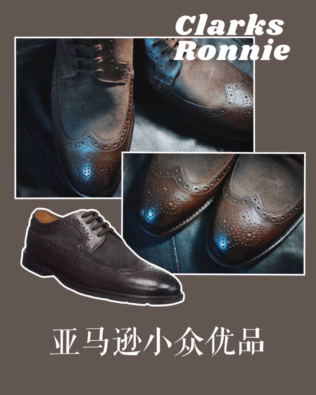 👞Clarks Ronnie Limit 英伦风男士皮鞋�
