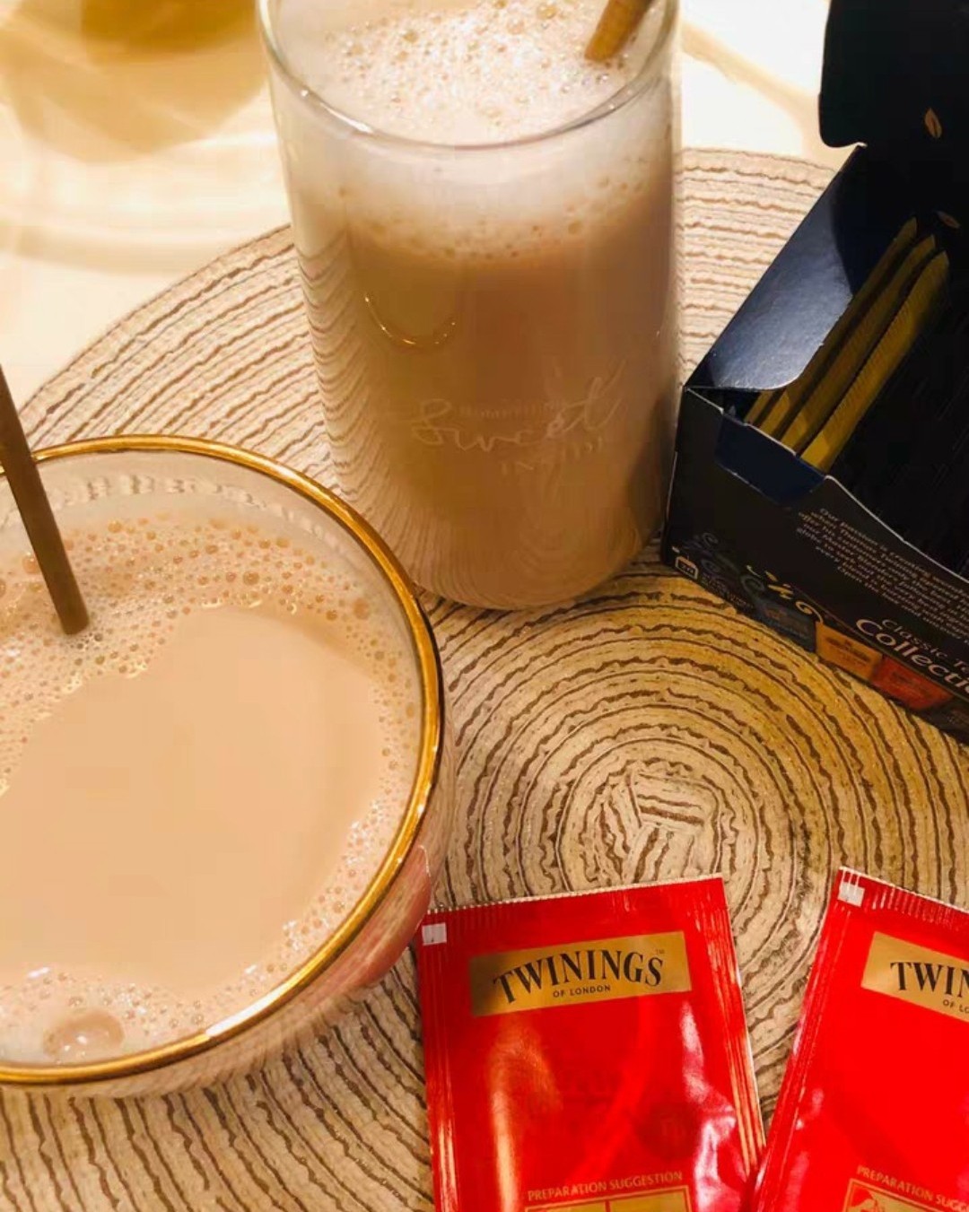 当初想买红茶包煮奶茶，朋友强烈了Twinings红茶包~楼主