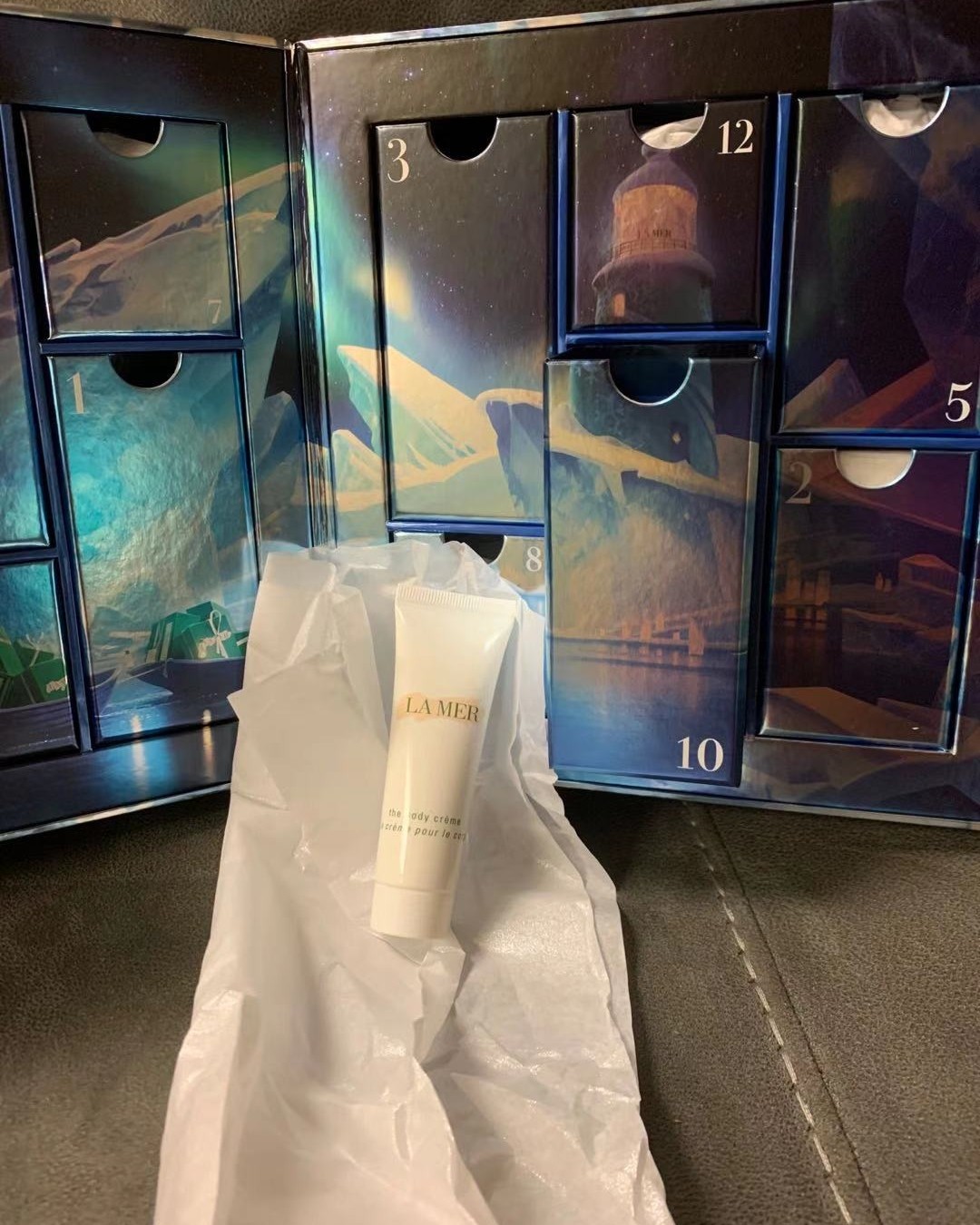 海蓝之谜LA MER圣诞日历拆箱全记录  嗷嗷嗷这个套装真是