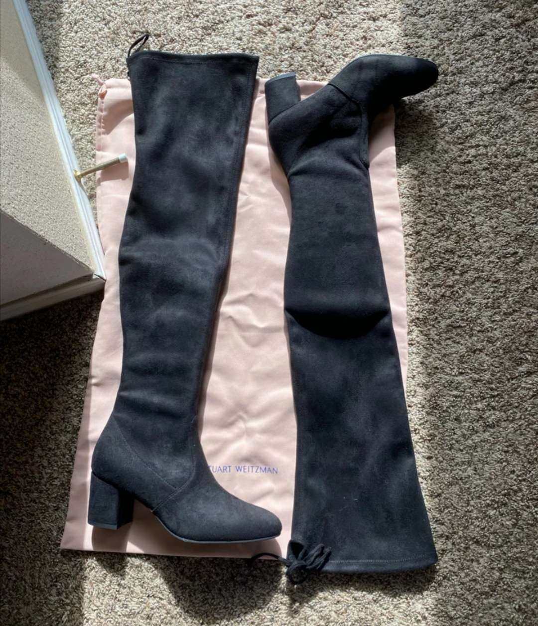 😎变身腿精不是梦😎SW过膝靴 Genna   Stuar