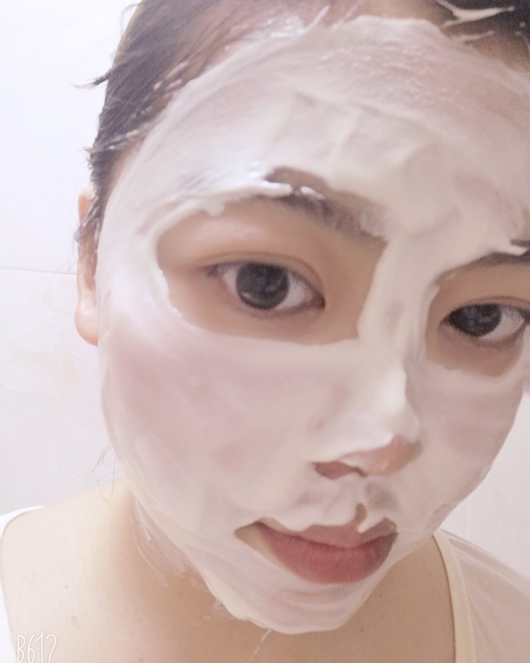 7天面膜挑战赛  🌸打卡第2天哦，做个去角质面膜，因为珍珠