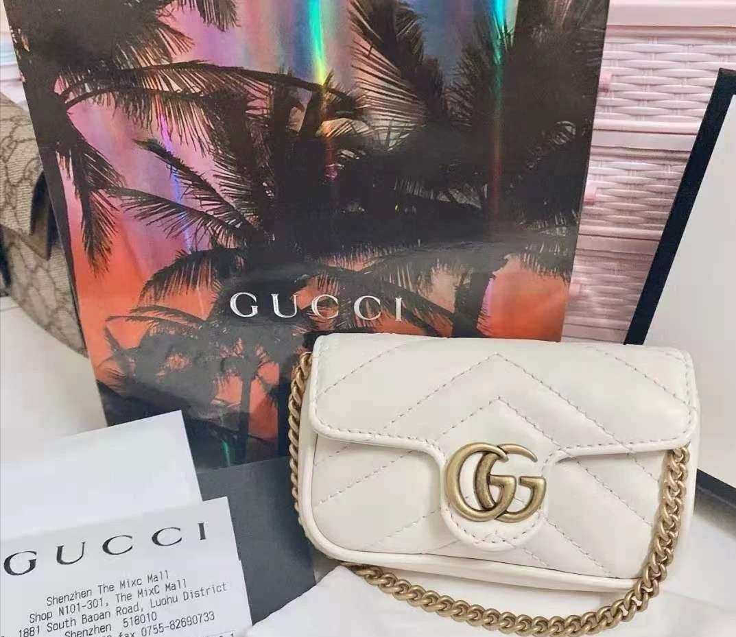 在美网抢到了一只gucci marmont 经典款super