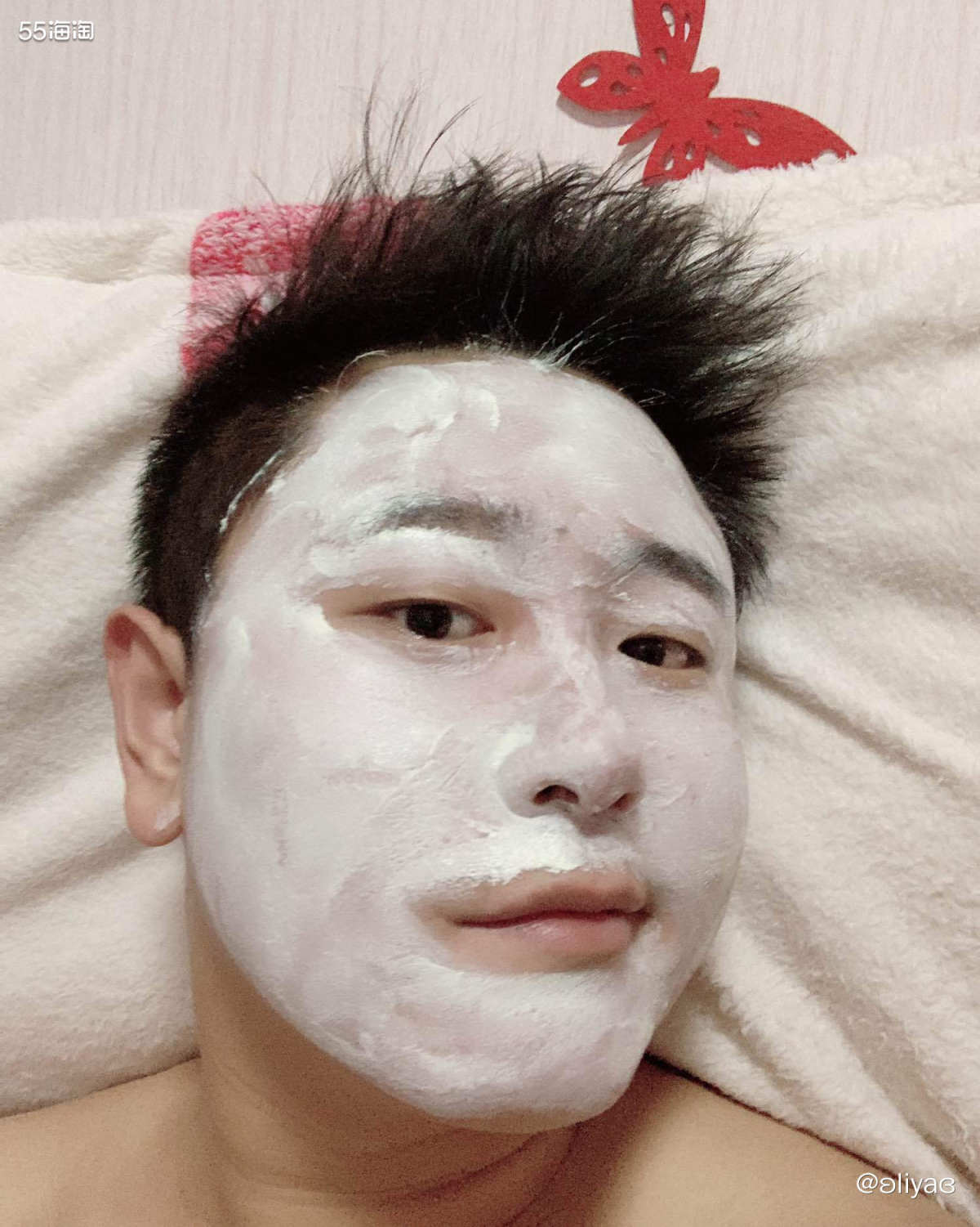 面膜挑战 Day1  这段时间忙着离职找新东家，都木有怎么积