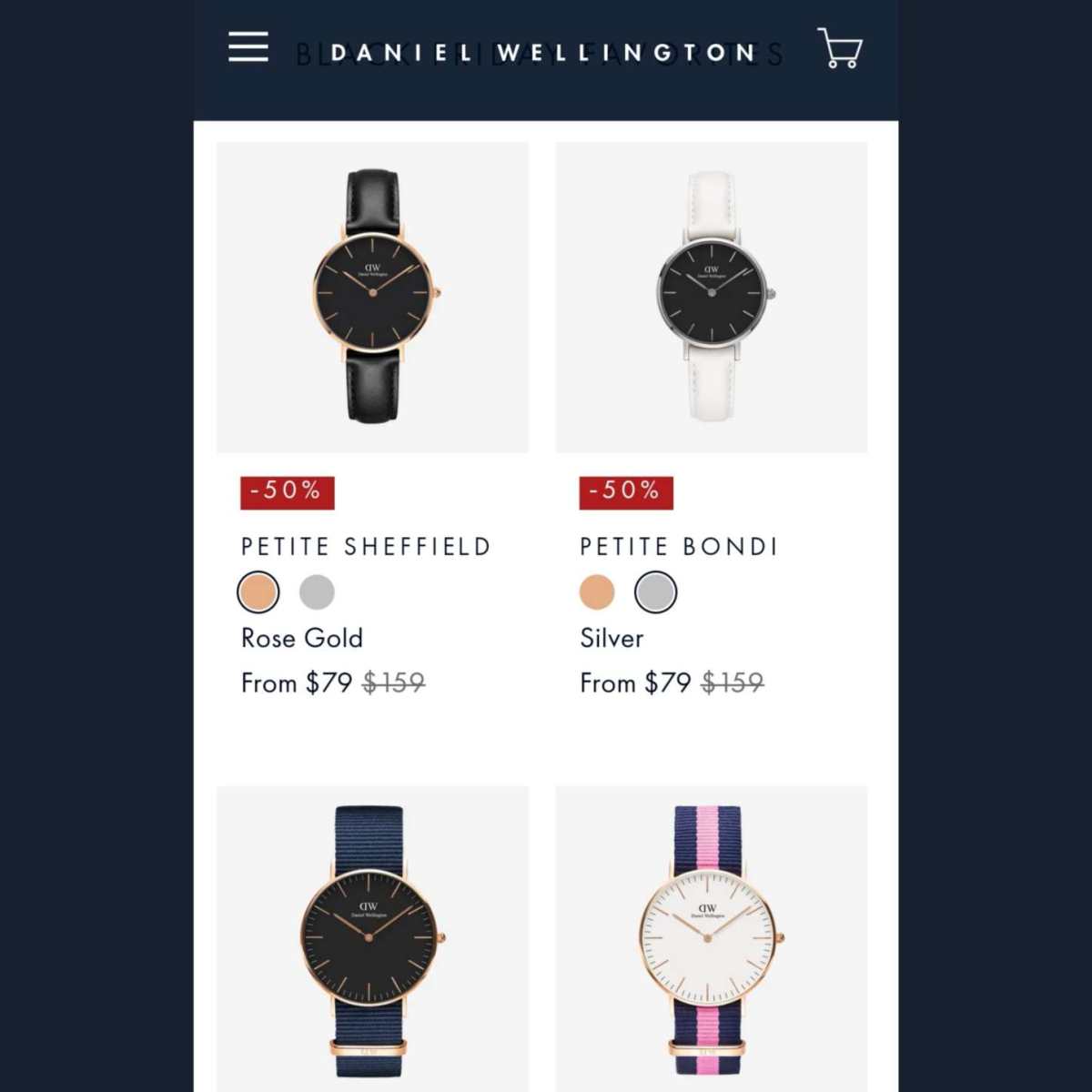 🌟Daniel Wellington DW手表半价啦！ D