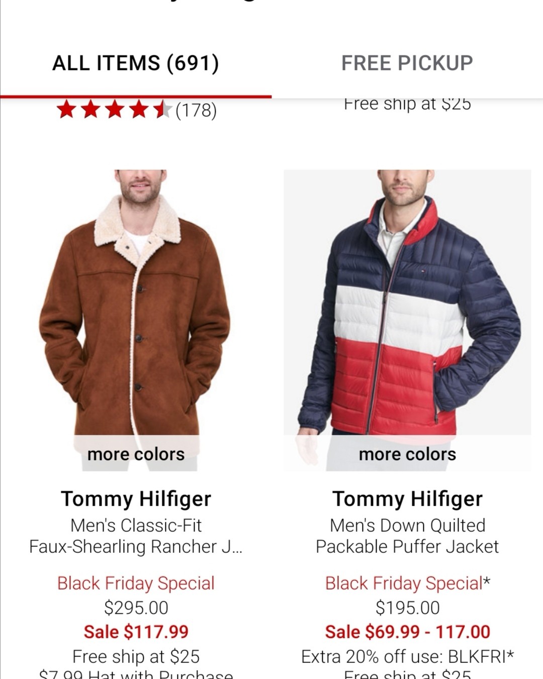 AE卡之黑五必买---tommy hilfiger 羽绒服 