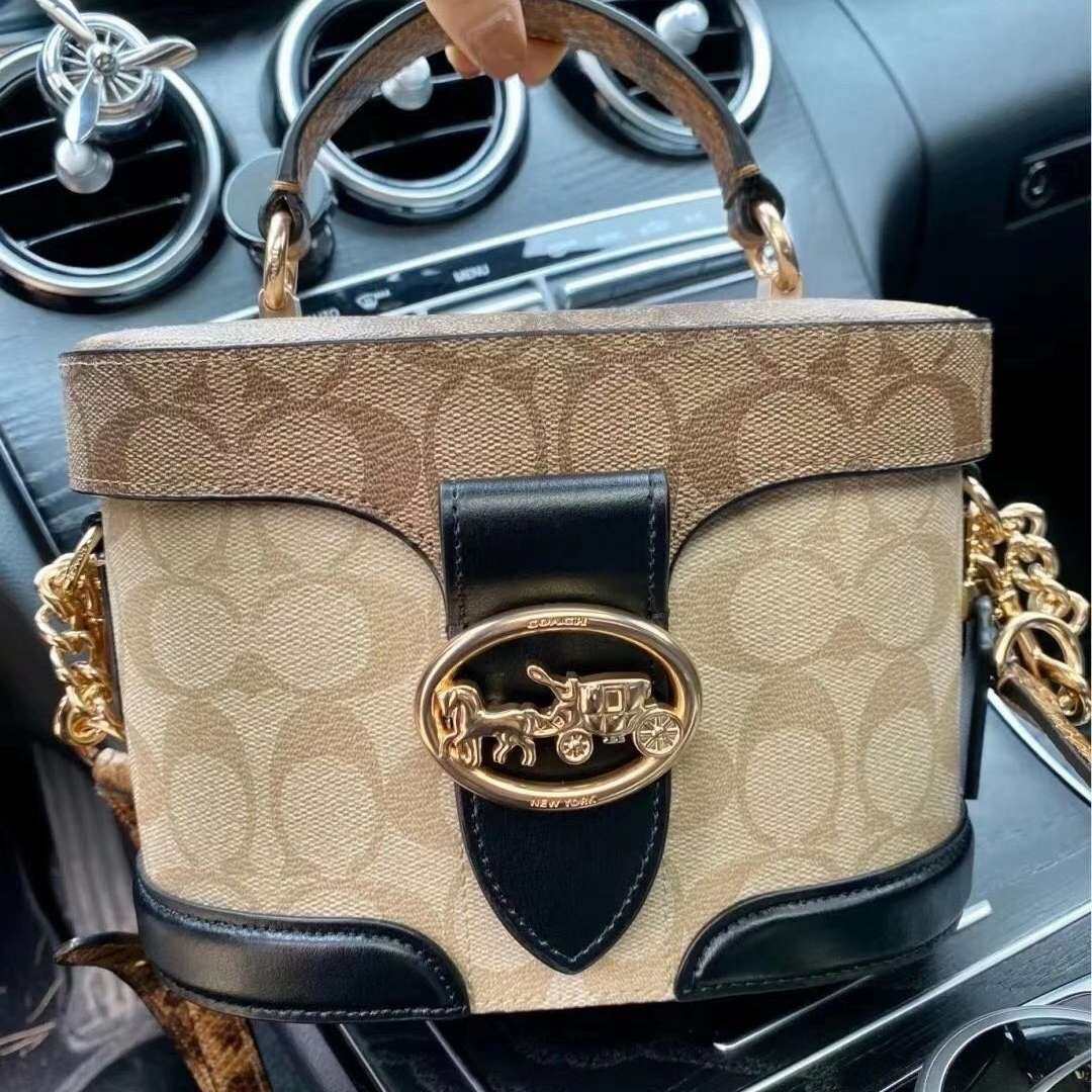 海淘开箱记！coach新款盒子包，今年黑五的大爆款~   ✨