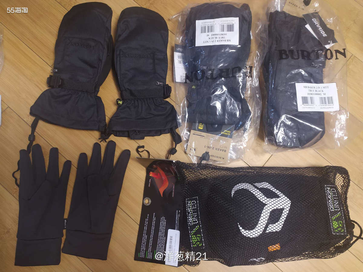 滑雪装备，夸一夸亚马逊海外购！ burton滑雪手套/dem