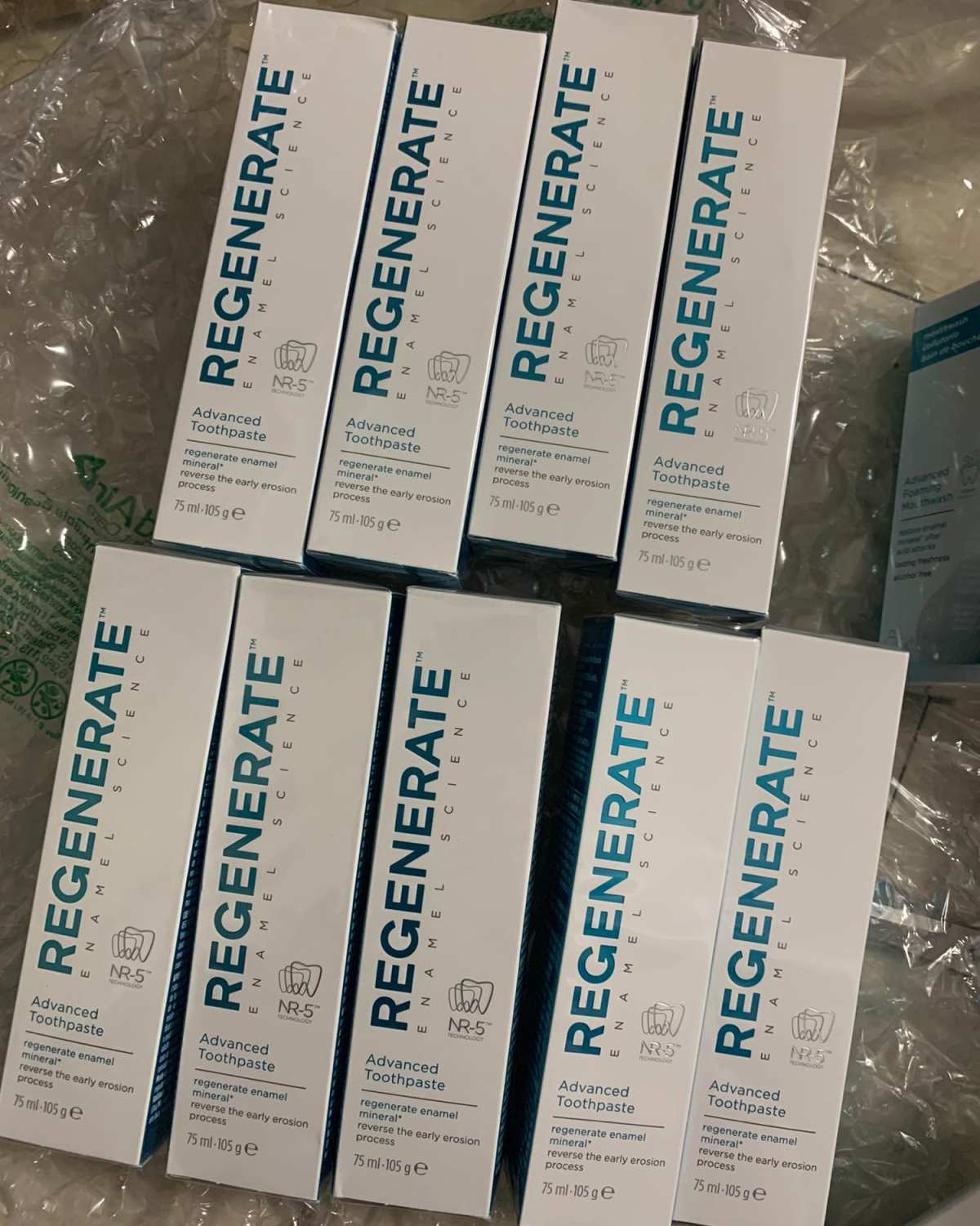 小又来开箱啦！ 今日开箱英国一单 Re牙膏，re漱口水，to