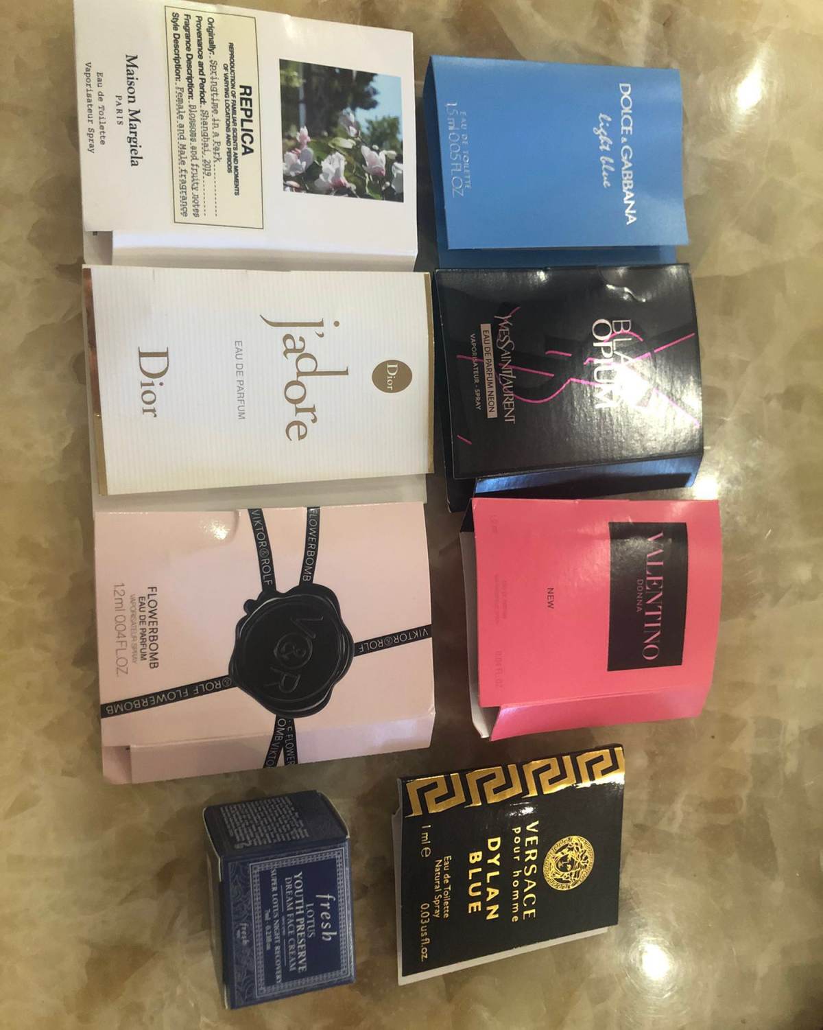丝芙兰的小样套装 香水小样✖️7 Fresh睡莲面霜小样✖️