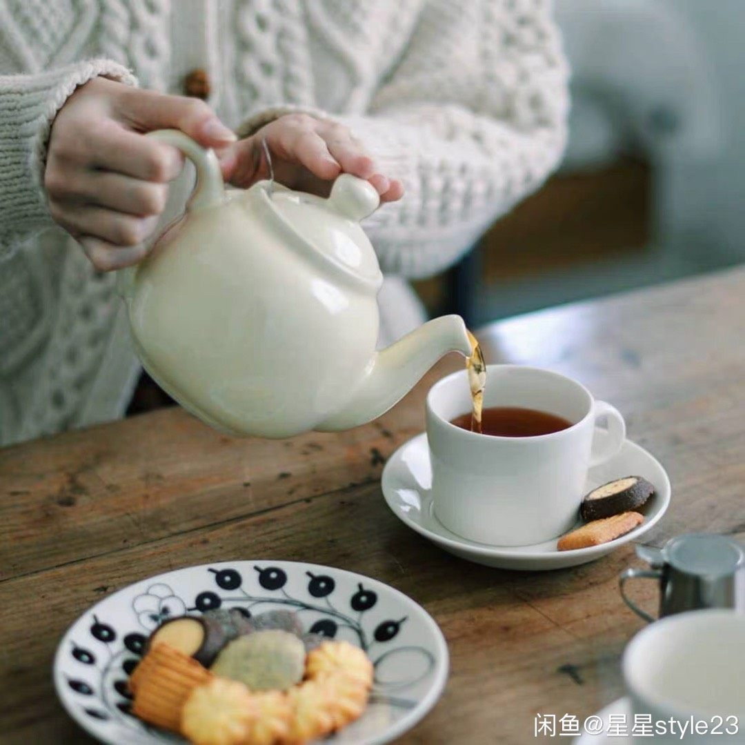 全新现货 英国London Pottery英式波点茶壶 陶瓷