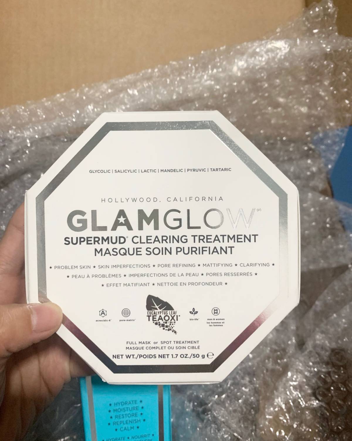 开箱！GLAMGLOW 格莱魅白罐 种草很久的发光面膜  好