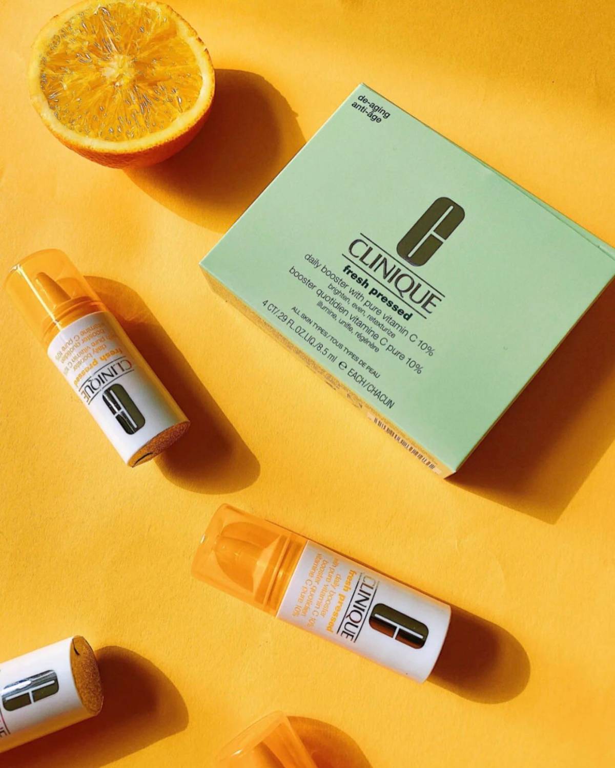 倩碧鲜活VC安瓶精华的正确打开方式‼️ 🍋抗氧化是这两年大