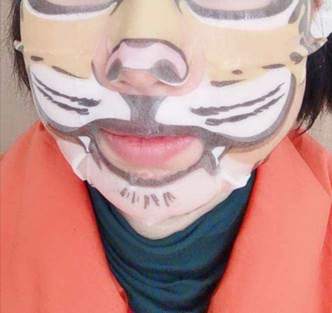 七天面膜打卡#DAY5 SNP老虎🐯面膜 打卡了打卡了，没