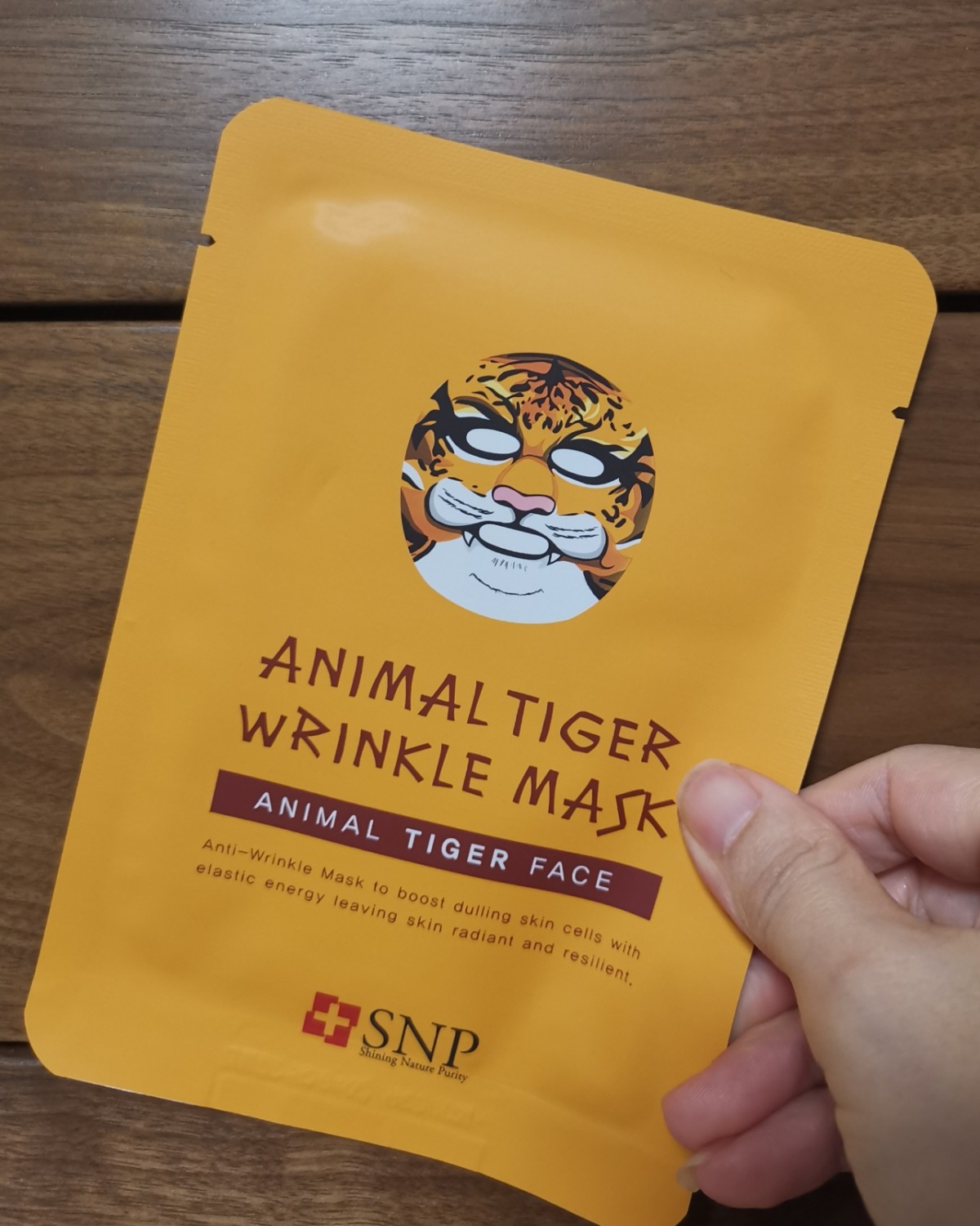七天面膜打卡#DAY5 SNP老虎🐯面膜 打卡了打卡了，没
