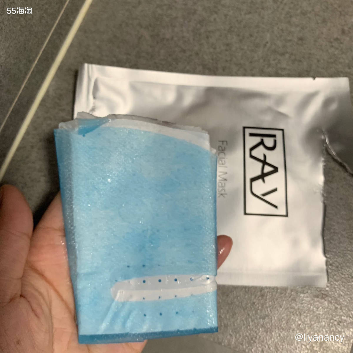 ray面膜  🍇好久之前买的，当时在朋友圈总能看到它，就长