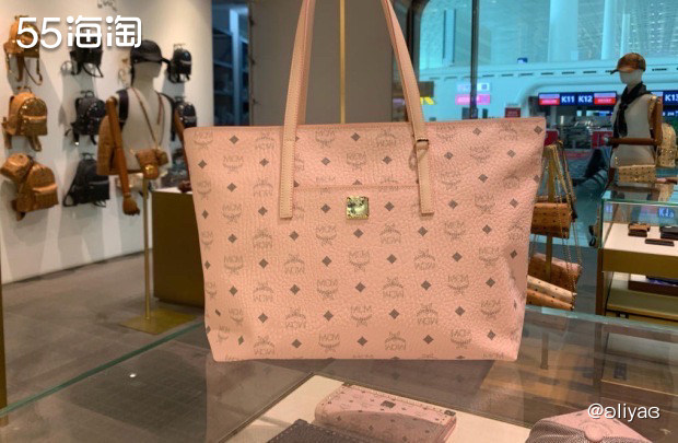 👝运通卡黑五海淘晒单-MCM粉色托特  ND家的折扣好像开