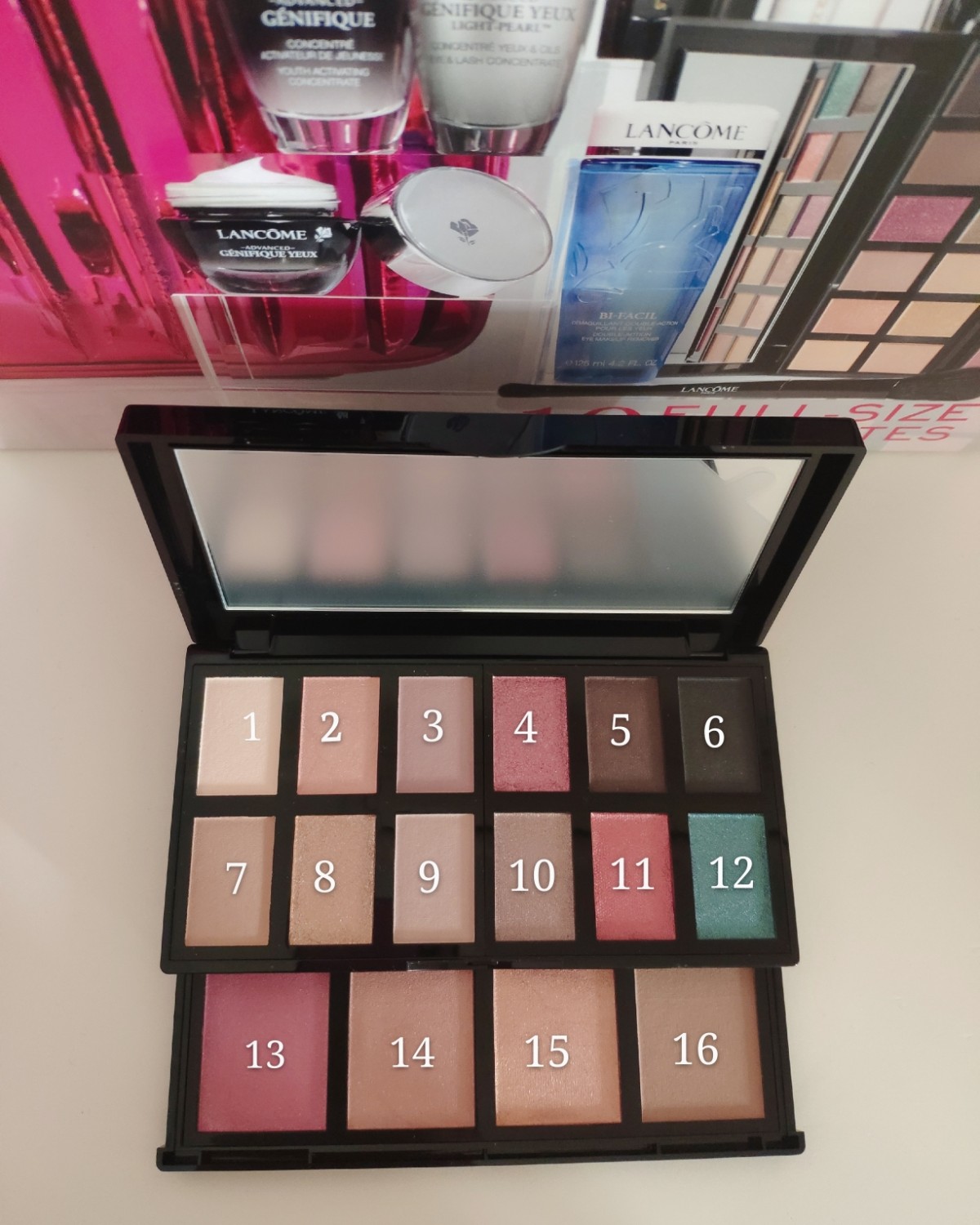 兰蔻大礼包眼影修容盘怎么用？ ✔奉上使用方法~  ♛兰蔻20