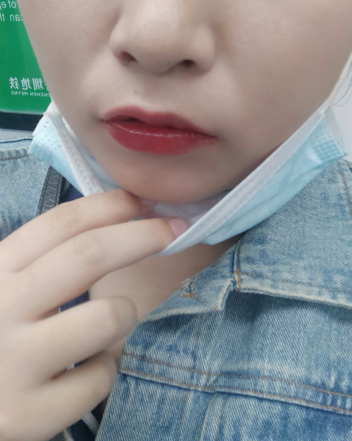 ✨7天口红挑战(1)  刚看到桃子的新话题，正好要去跳舞，撸