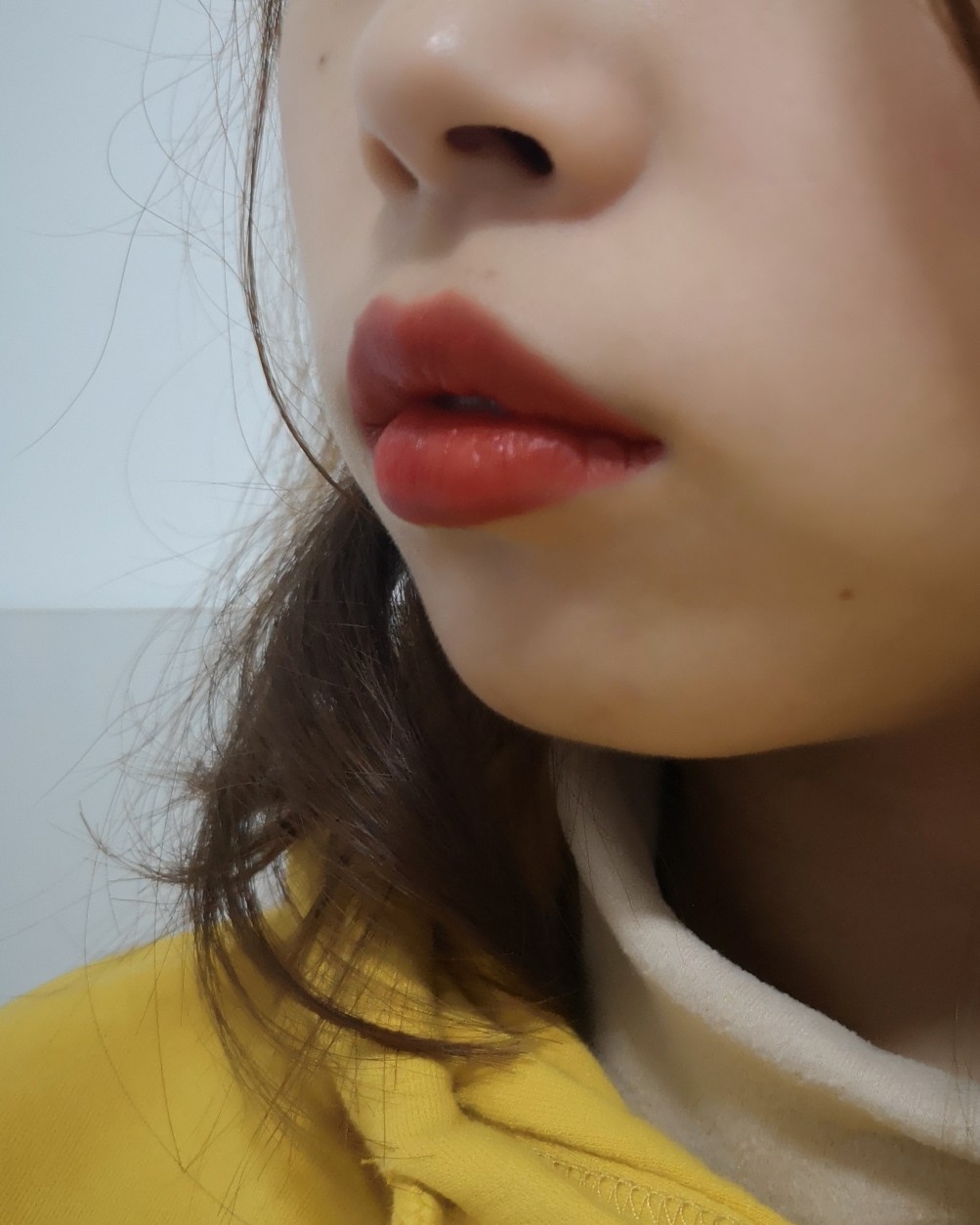 七天口红挑战#3CE云朵☁️唇釉#MACARON RED# 
