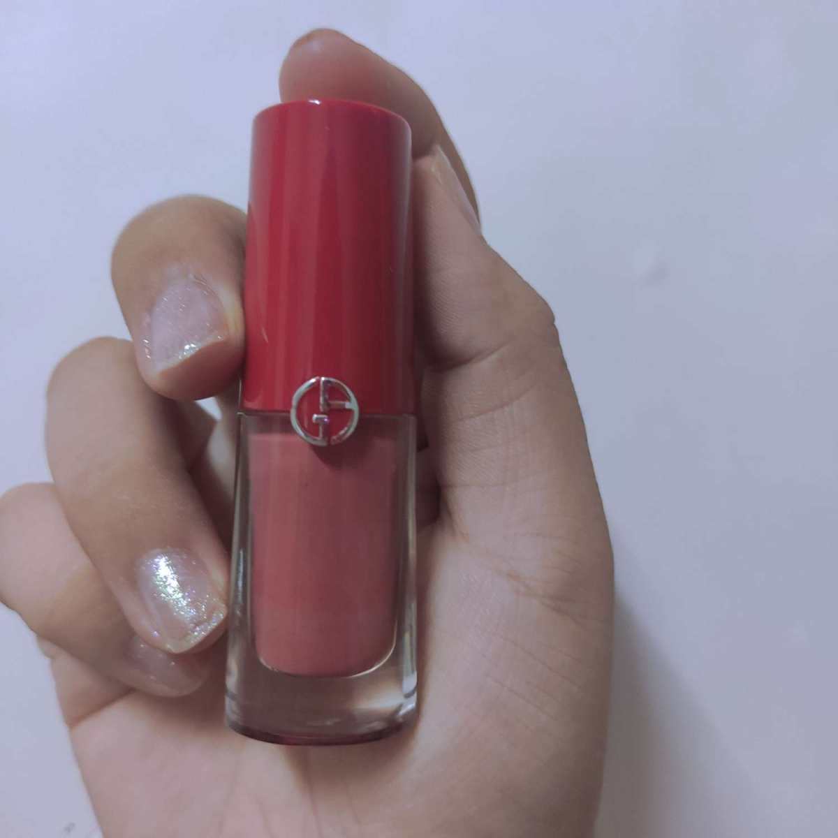 7天口红打卡挑战-day5.  口红是阿玛尼小胖丁506。 