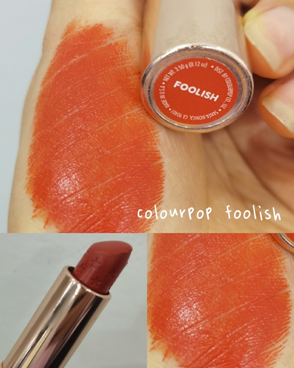 💄口红打卡day4—colourpop foolish  