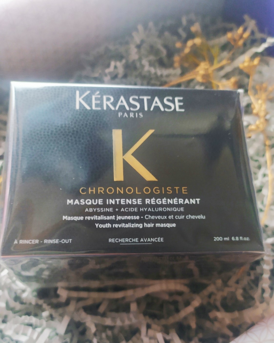 ✨海淘开箱之卡诗黑钻酱发膜  跟洗发水一起买的，我现在用的是