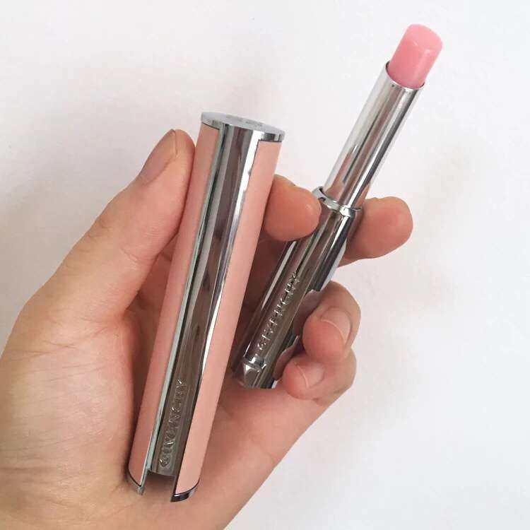 七天口红挑战💄DAY6😝纪梵希的粉色小羊皮唇膏   集美