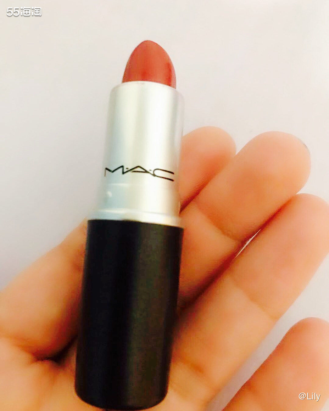 运通卡晒单之Mac经典豆沙红Brick-o-la 这支Mac