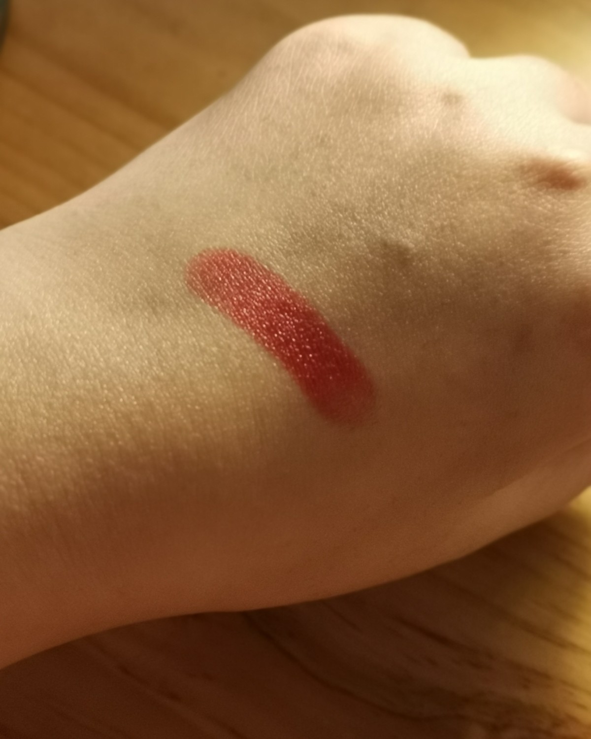 DAY4   日本naturaglace的口红，在柜台试的色