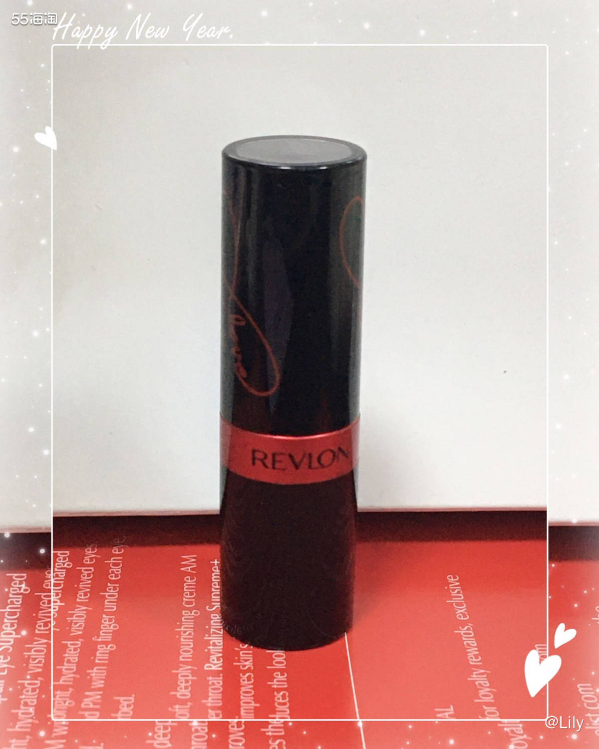 Day 4 露华浓黑管唇膏限量版745 今天用的是露华浓黑管