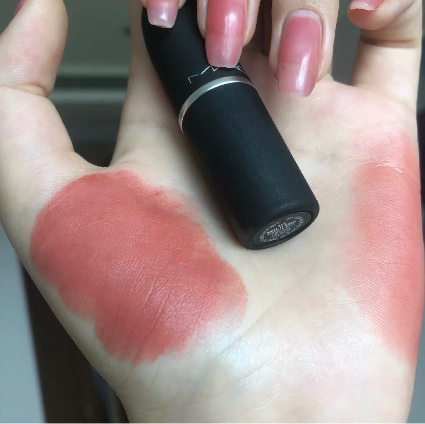 7天口红挑战day1mac柔雾弹314蜜桃乌龙