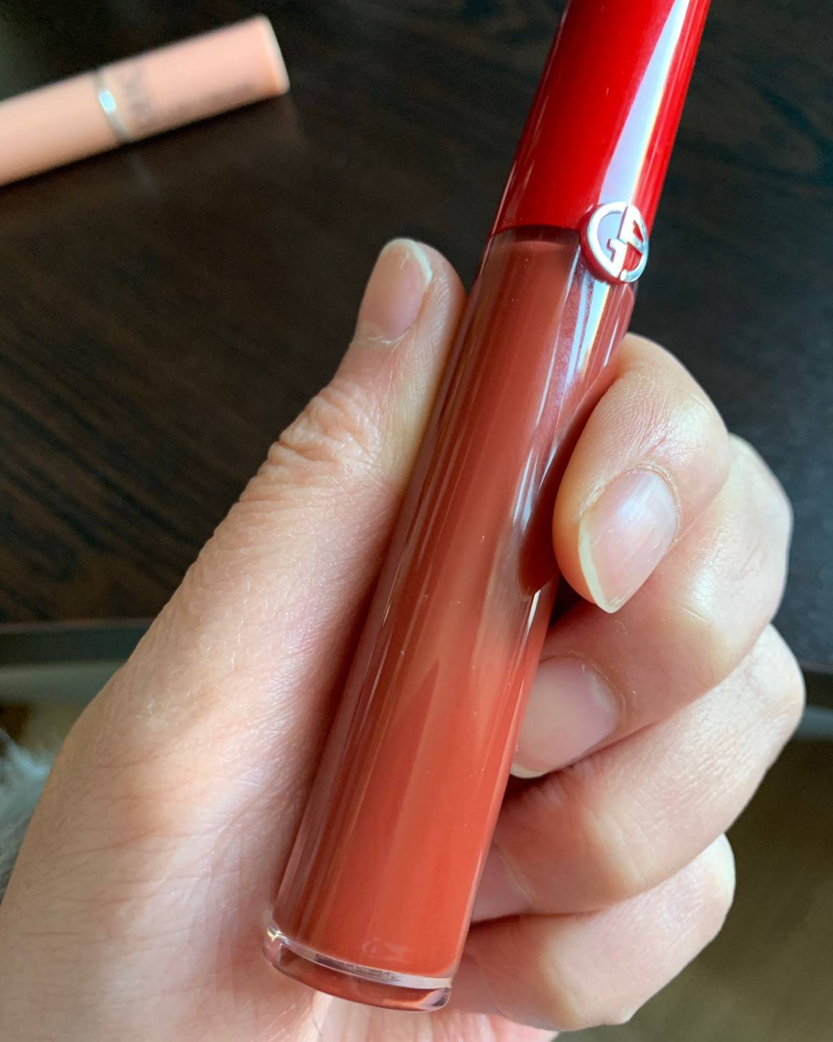7天口红💄挑战-Day3—阿玛尼206  陶土红棕色，烈焰