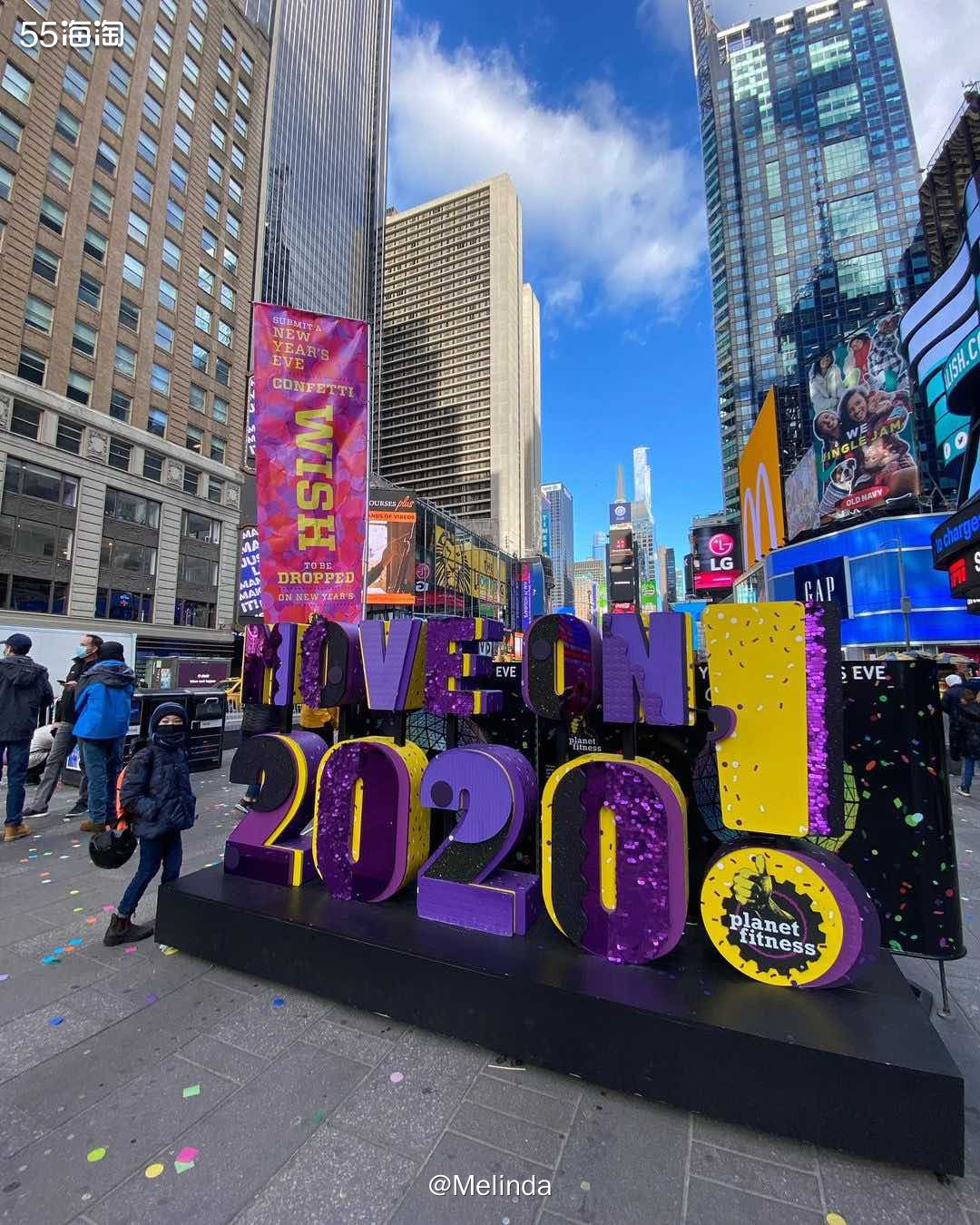 #我在这儿跨年# 纽约  还有不到一个小时就要迎来2021了