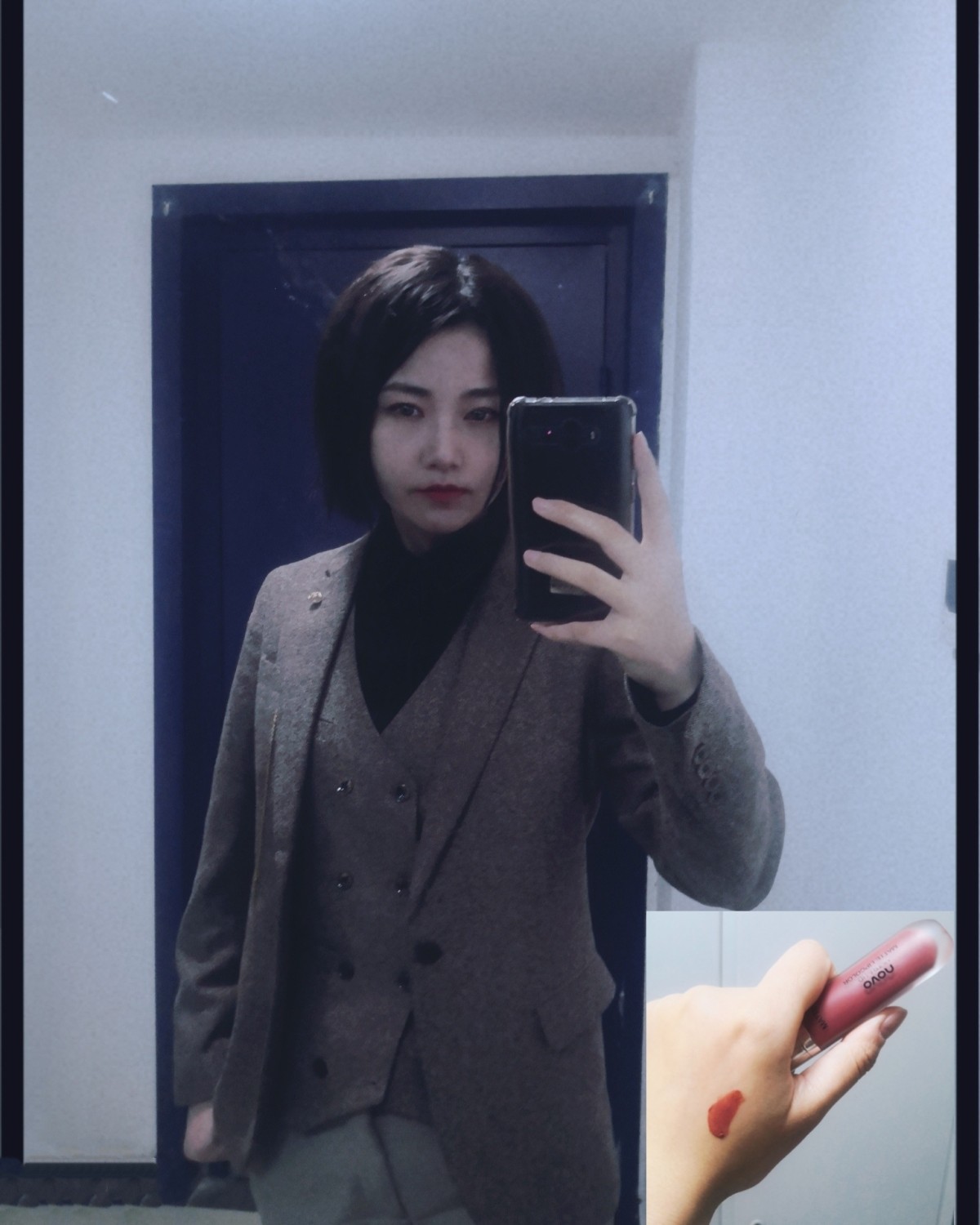 💄七天口红挑战 9.9元的Novo唇釉奶茶色 Day 10