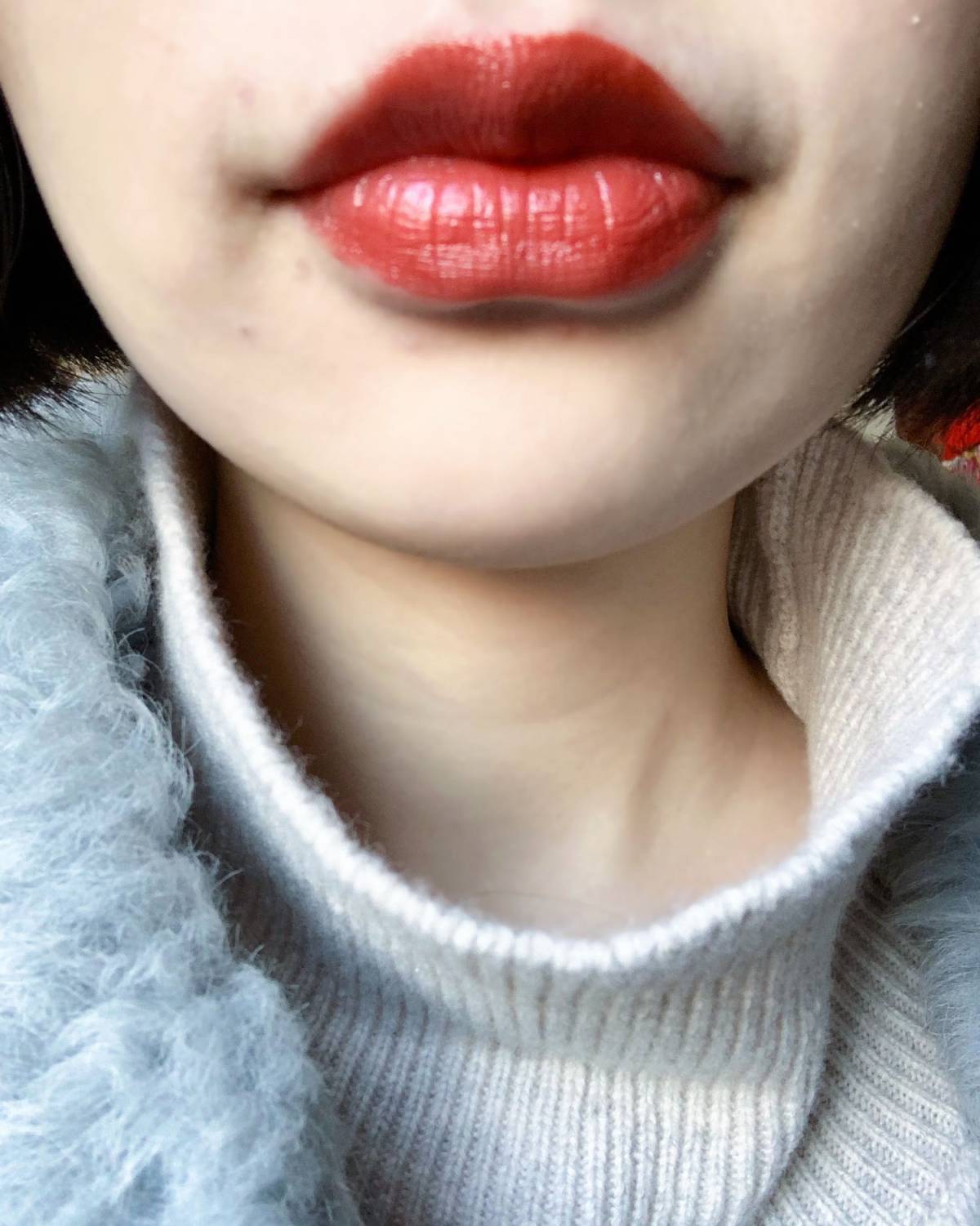 7天口红💄挑战-Day3—阿玛尼206  陶土红棕色，烈焰