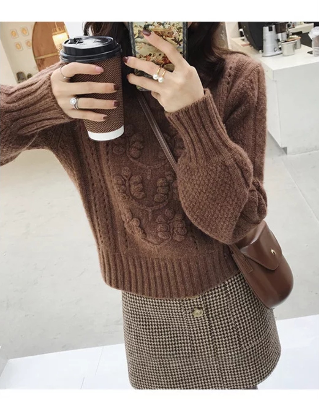 🌟保暖神器羊毛毛衣 今天dandan的是羊毛毛衣。相比化纤