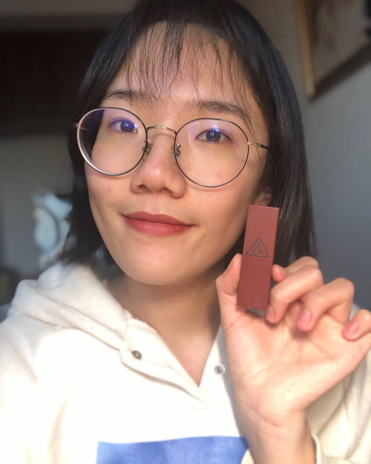 #Day2⃣️6⃣️💄#3CE家的小众素颜砖红色909# 